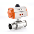 Stainless Steel Sanitary Ball Valve with Pneumatic Actuator